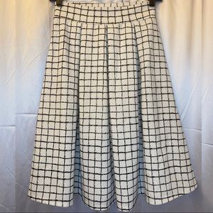 Black and White Circle Skirt